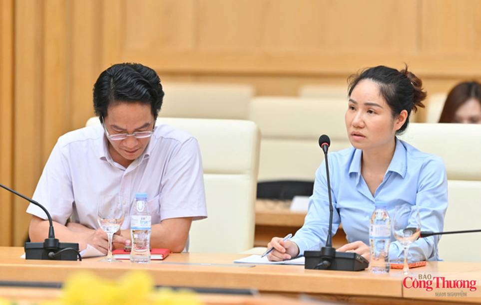 Đại diện một số đơn vị thuộc Bộ Công Thương góp ý cho dự thảo Chiến lược.